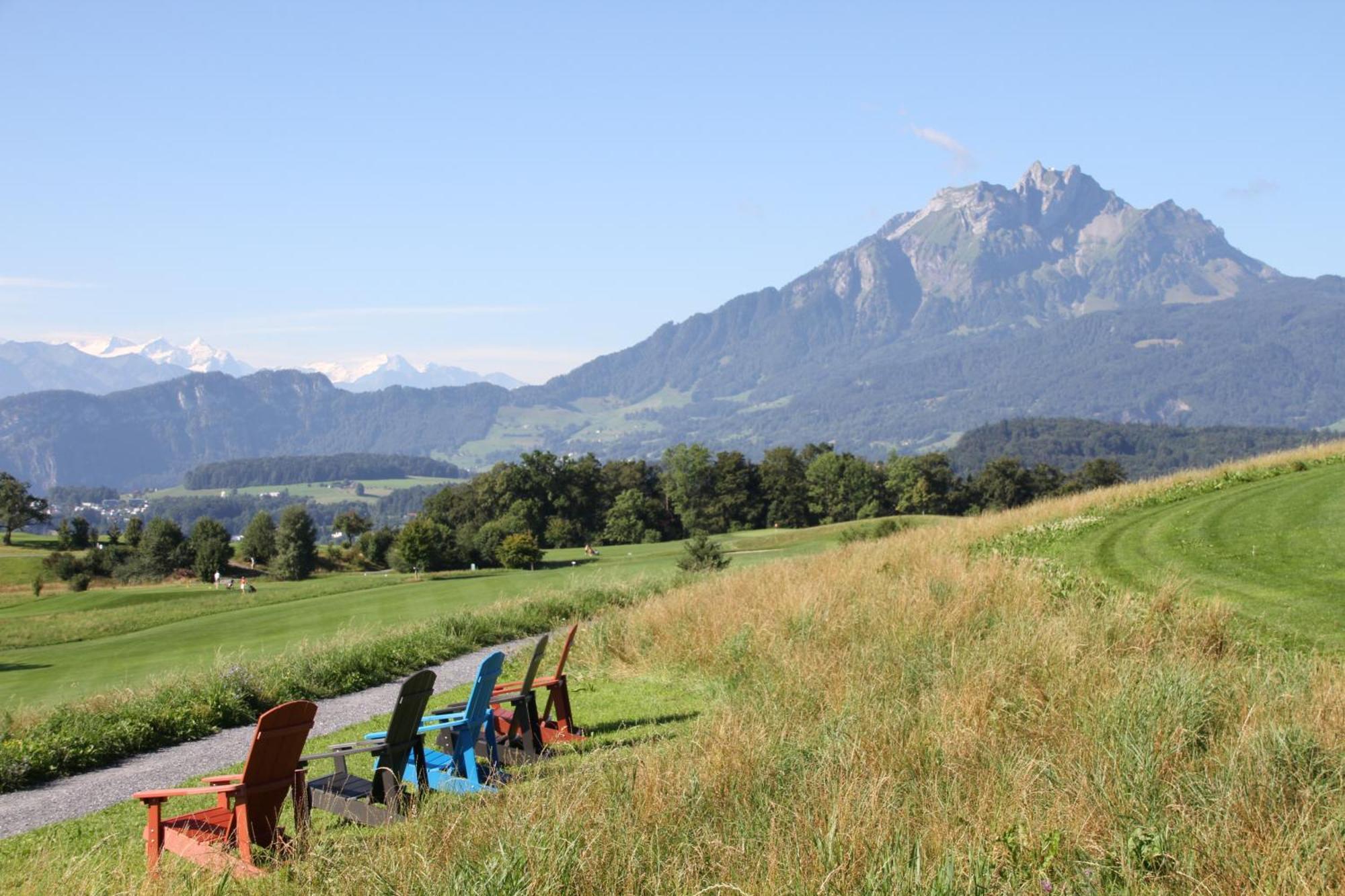 Gasthaus Badhof - Golfhotel Meggen Dış mekan fotoğraf